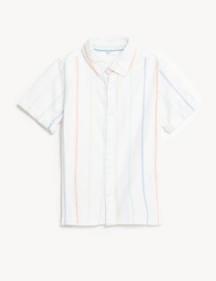 Pure Cotton Striped Oxford Shirt (2-8 Yrs)