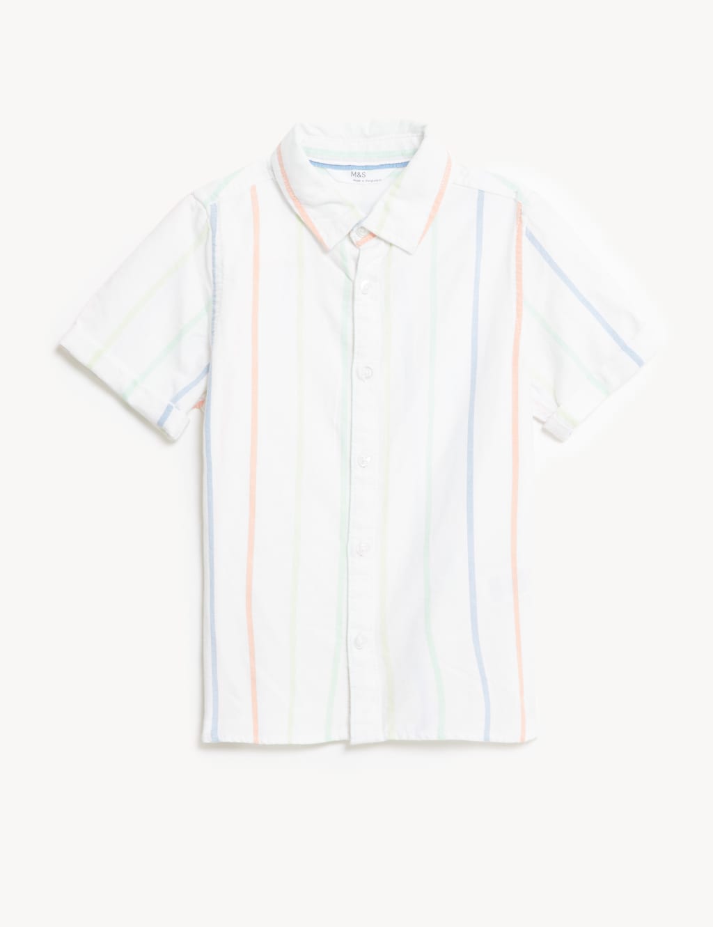 Pure Cotton Striped Oxford Shirt (2-8 Yrs) image 2