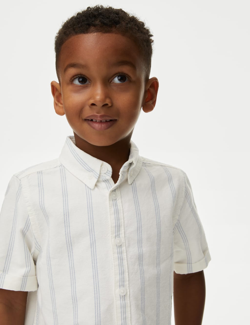 Pure Cotton Striped Shirt (2-8 Yrs)