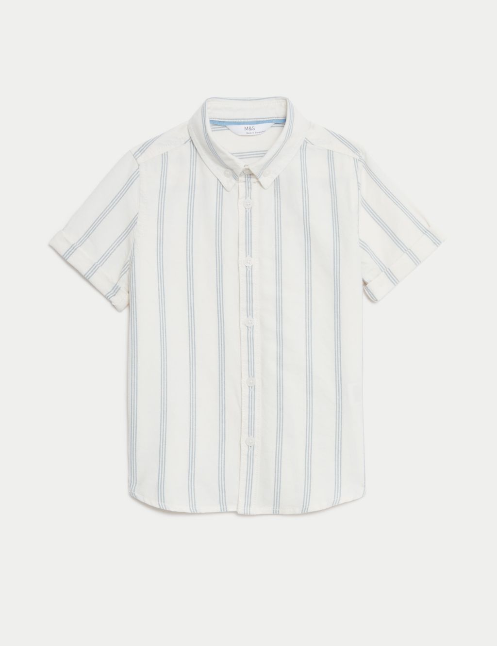 Pure Cotton Striped Shirt (2-8 Yrs) image 1