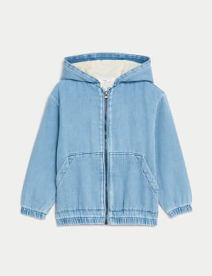 Denim Hooded Jacket (2-8 Yrs)