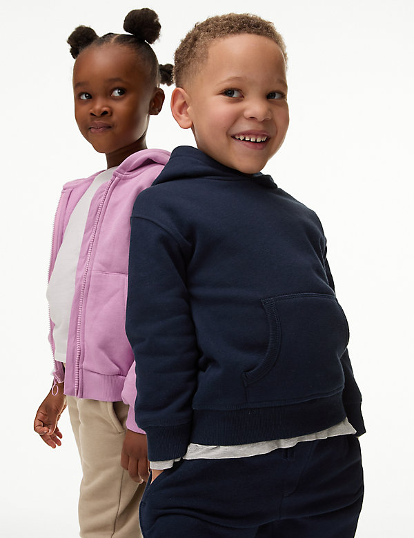 Cotton Rich Pullover Hoodies (2-7 Yrs) - IL