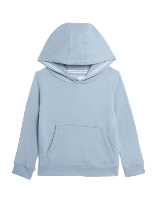 

Boys M&S Collection Cotton Rich Pullover Hoodies (2-7 Yrs) - Bluebell, Bluebell