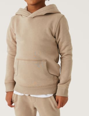 

Boys M&S Collection Cotton Rich Pullover Hoodies (2-7 Yrs) - Camel, Camel