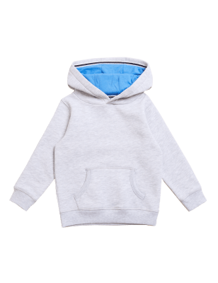 

Boys M&S Collection Cotton Rich Pullover Hoodies (2-7 Yrs) - Grey, Grey