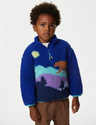 Borg Scenic Print Jacket (2-8 Yrs)