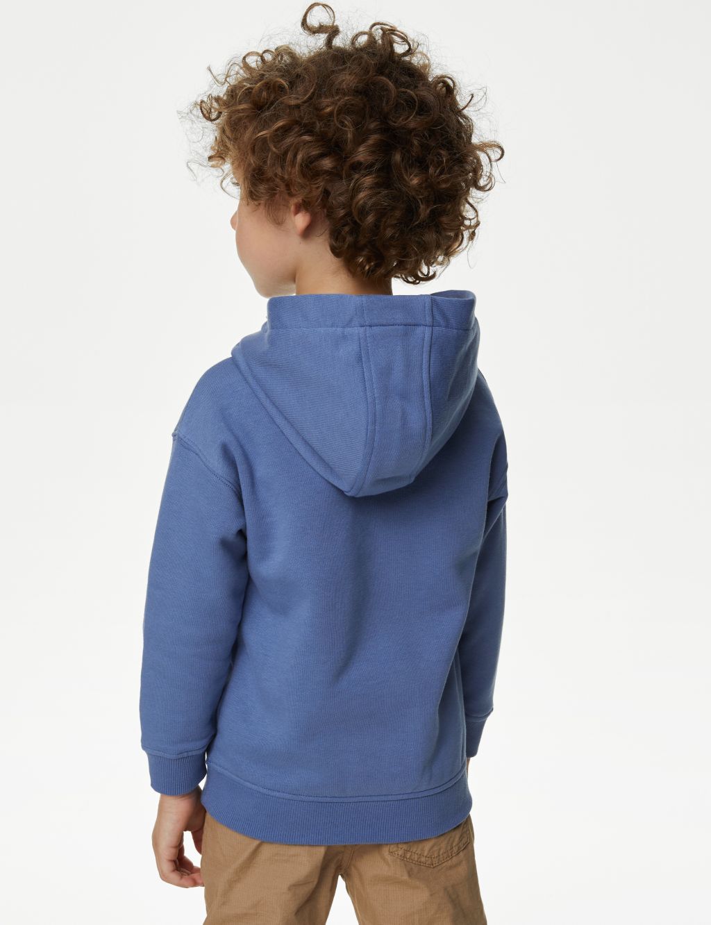 Cotton Rich Embroidered Transport Hoodie (2-8 Yrs) image 4