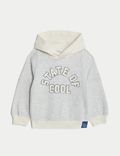 Cotton Rich State of Cool Slogan Hoodie (2-8 Yrs)