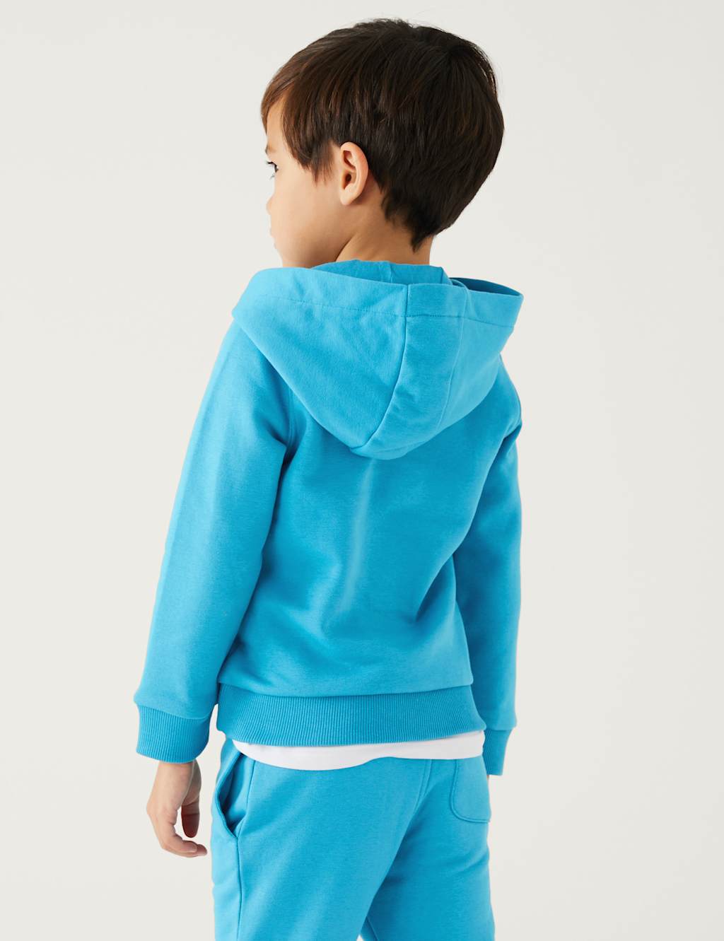 Cotton Rich Shark Hoodie (2-8 Yrs) image 4