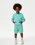 Pure Cotton Textured Hoodie (2-8 Yrs)