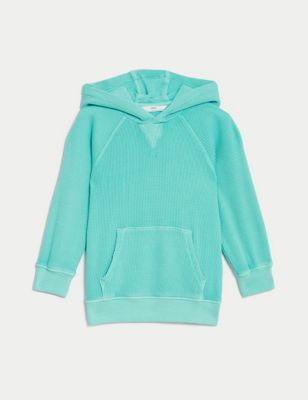 Pure Cotton Textured Hoodie (2-8 Yrs)