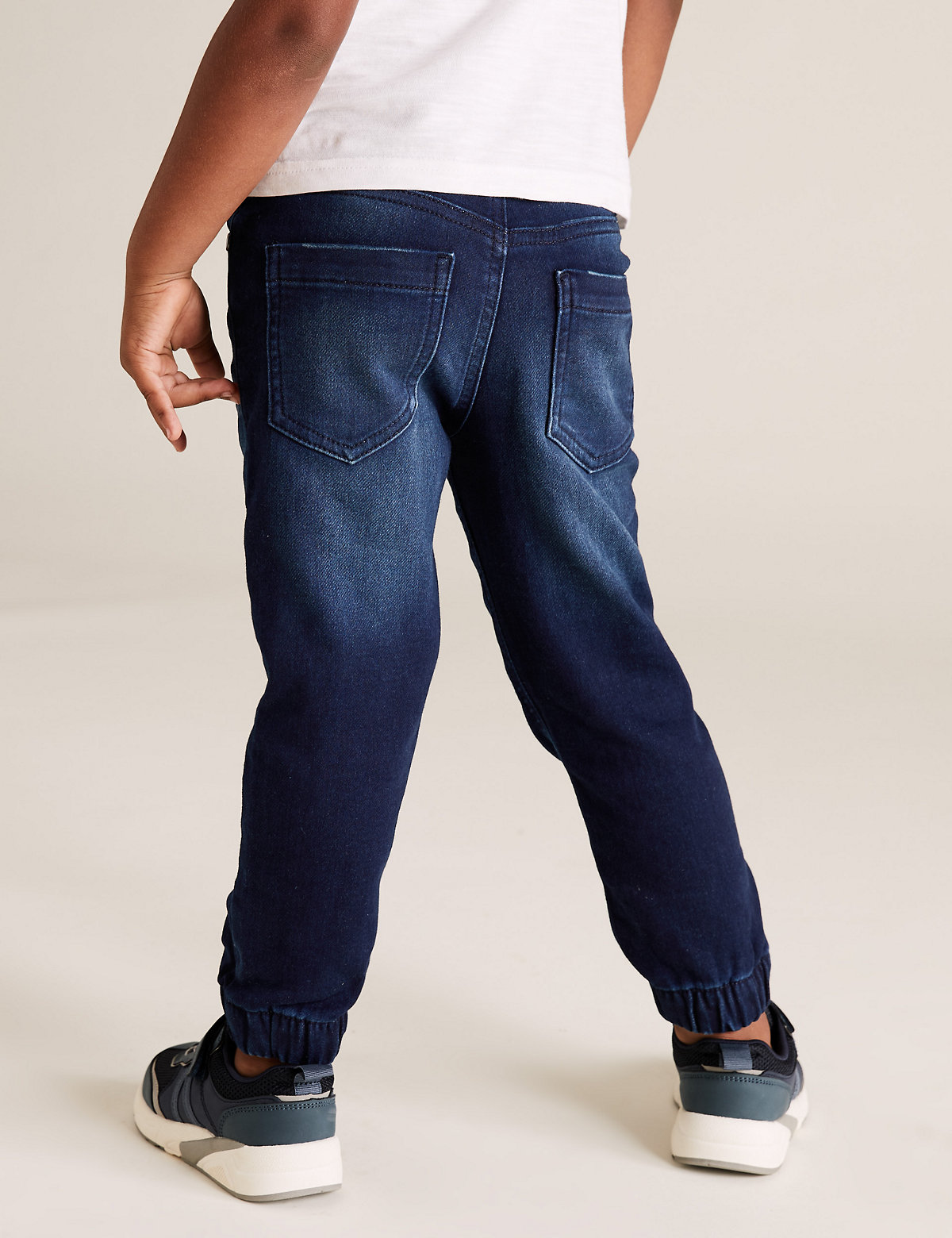Regular Denim Cuffed Hem Jeans (2-7 Yrs)