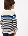 Cotton Striped Knitted Jumper (2-7 Yrs)