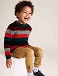 Striped Knitted Jumper (2-7 Yrs)