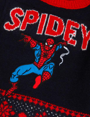 

M&S Collection Jersey de Spider-Man™ (2-7 años) - Navy Mix, Navy Mix