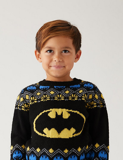Batman™ Knitted Jumper