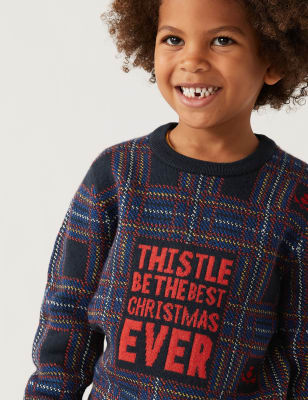 Boys snowman cheap jumper