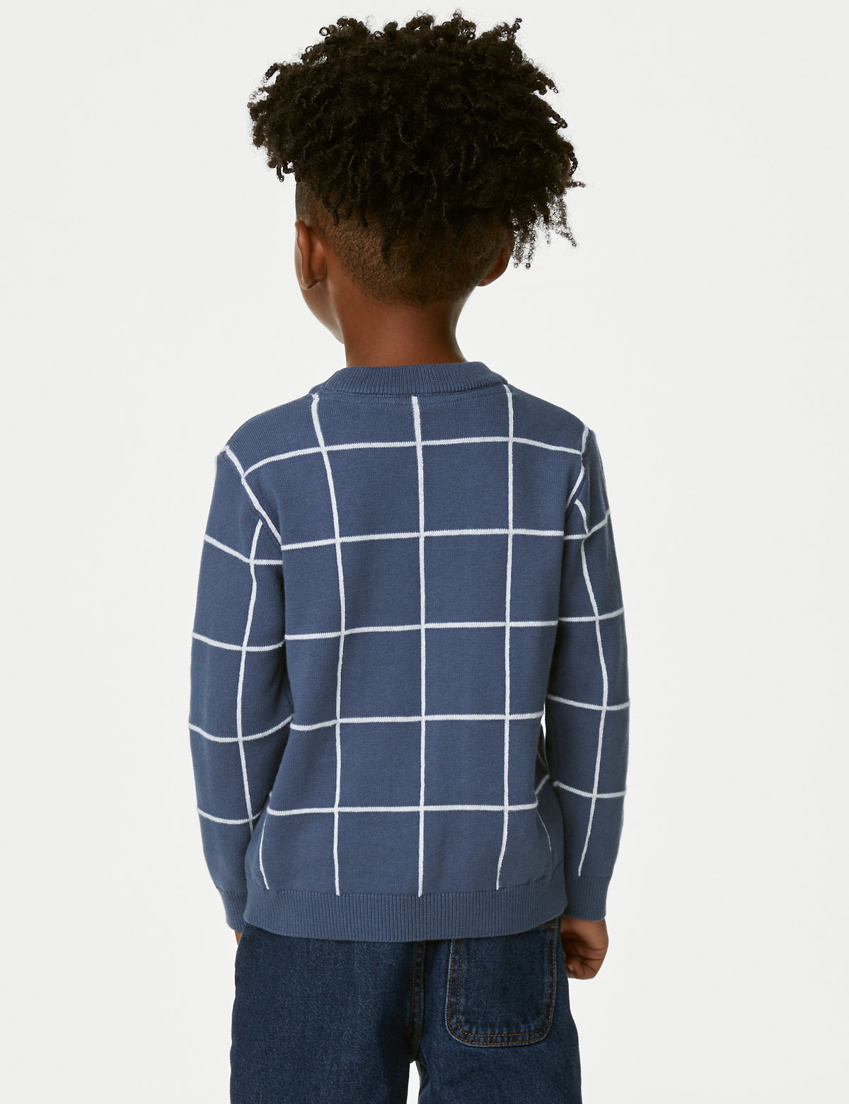 Pure Cotton Car Knitted Jumper (2-8 Yrs)