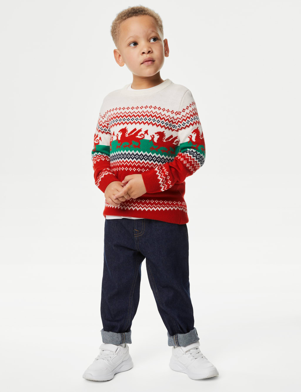 Mini Me Wales Knitted Jumper (2-8 Yrs) image 3