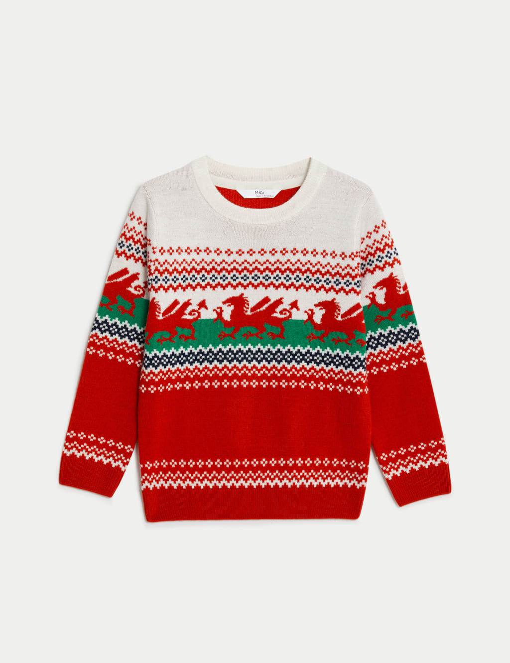 Mini Me Wales Knitted Jumper (2-8 Yrs) image 2