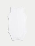 7pk Pure Cotton Sleeveless Bodysuits (5lbs-3 Yrs)