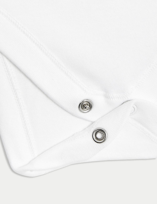 7pk Pure Cotton Long Sleeve Bodysuits (5lbs-3 Yrs) - FI