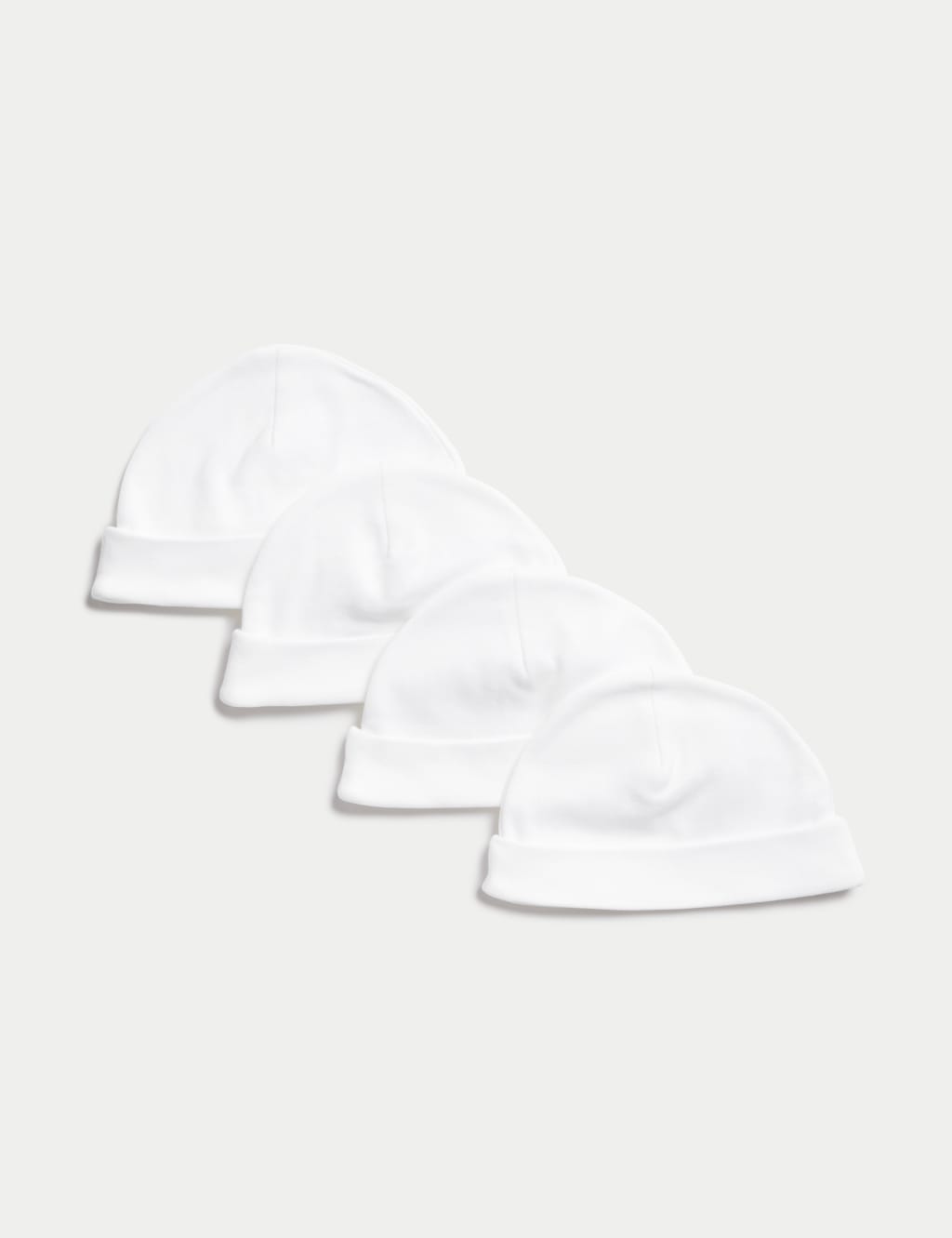 4pk Pure Cotton Hats (0-1 Yrs) image 1