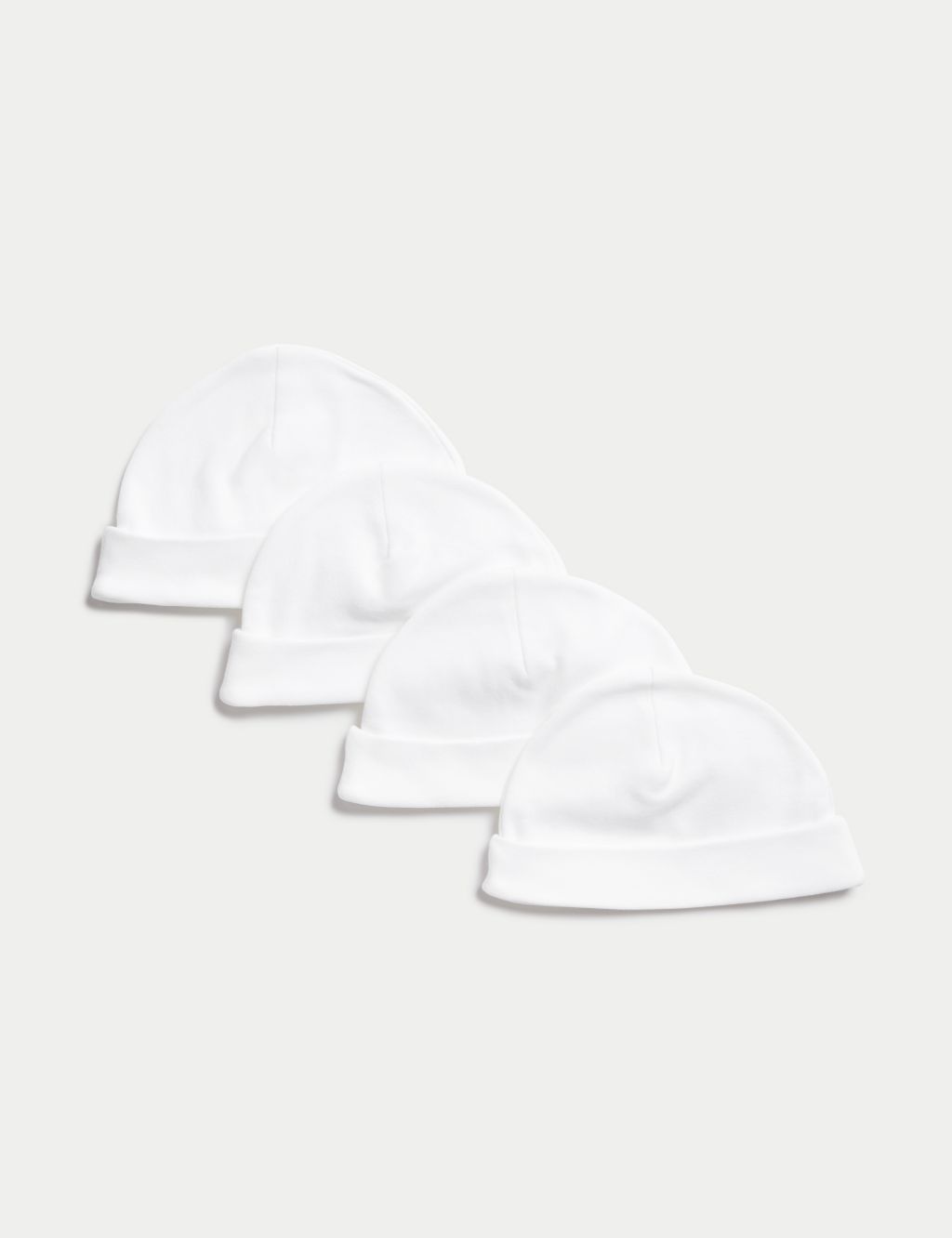 4pk Pure Cotton Hats (0-1 Yrs) image 1