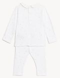 2pc Pure Cotton Collard Outfit (7lbs - 1 Yr)