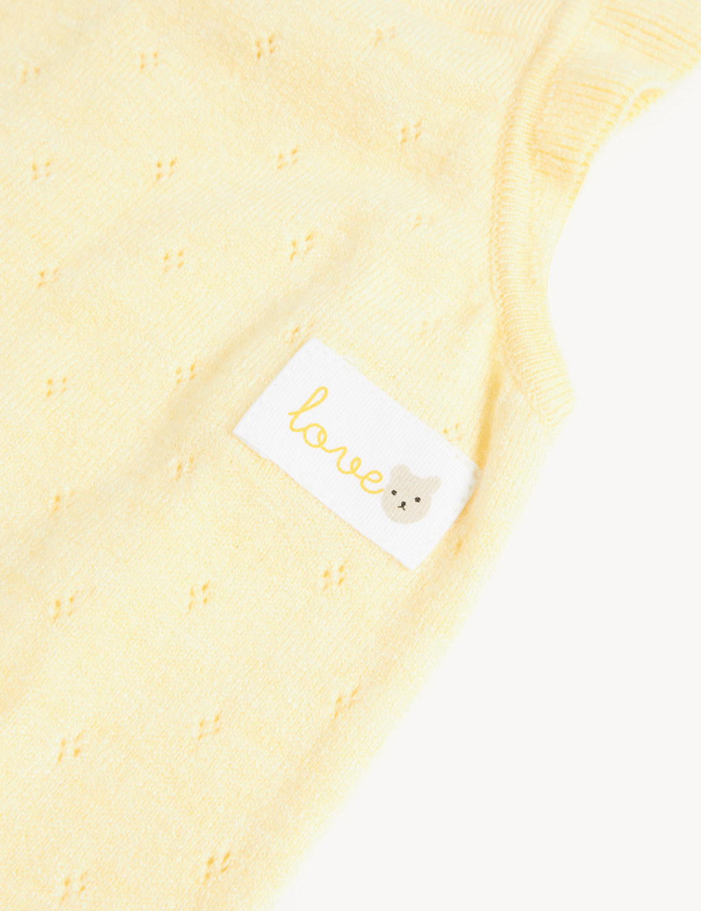 Knitted Frill Dungarees (7lbs - 12 Mths) image 4
