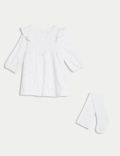 Velour Stars Dress with Tights (7lbs-1 Yrs)