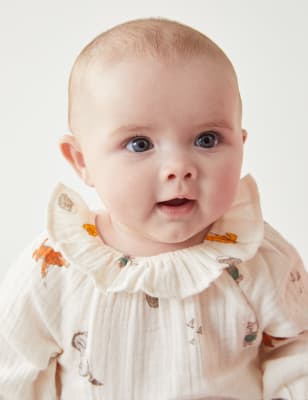 

Girls M&S Collection Pure Cotton Winnie the Pooh™ Bodysuit (7lbs-1 Yrs) - Cream Mix, Cream Mix