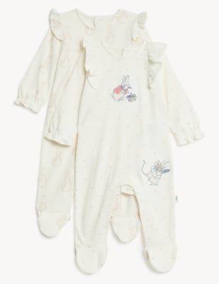 Lot de 2&nbsp;dors-bien en coton mélangé à motif Peter Rabbit™ - FR