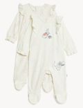 Pack de 2 pijamas de bebé con algodón de Perico, el conejo