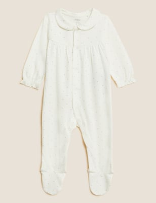 

M&S Collection Pack de 2 pijamas de bebé 100% algodón de Perico, el conejo (7 lbs-3 años) - Cream Mix, Cream Mix