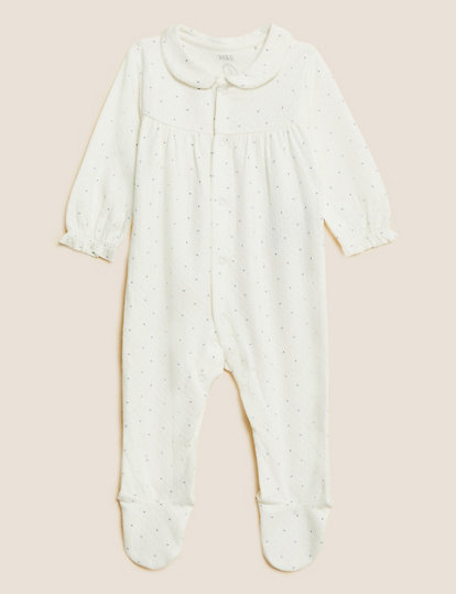 2pk Pure Cotton Peter Rabbit™ Sleepsuits (7lbs - 3 Yrs)