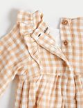 2pc Pure Cotton Paddington™ Gingham Outfit (7lbs-1 Yrs)