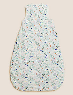 Pure Cotton Floral 2.5 Tog Sleeping Bag (0-36 Mths)