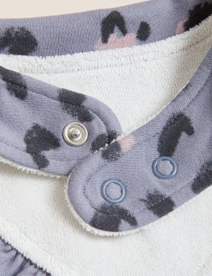 

Girls 2pk Pure Cotton Frill Dribble Bibs - Grey Mix, Grey Mix