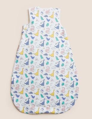 

M&S Collection Saco de dormir con resistencia térmica de 2,5 tog y diseño de dinosaurios (0-36 meses) - White Mix, White Mix