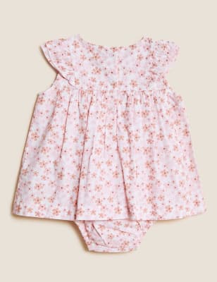 

Girls M&S Collection Pure Cotton Floral Bodysuit Dress (7lbs - 12 Mths) - Soft Pink, Soft Pink