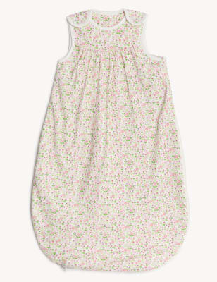 

M&S Collection Saco de dormir floral 100% algodón con resistencia térmica de 1,5 tog (0-3 años) - Pink Mix, Pink Mix
