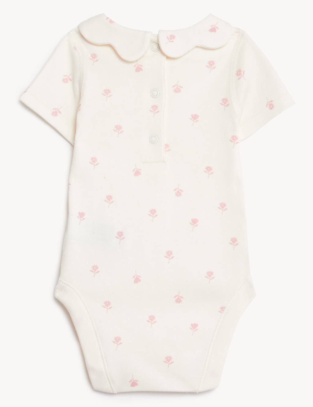 3pk Pure Cotton Printed Bodysuits (0-3 Yrs) image 2