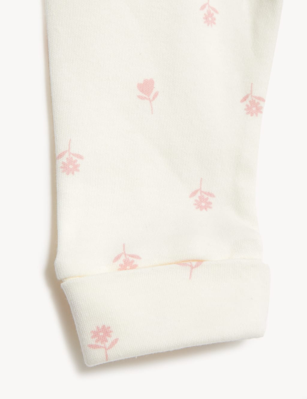 3pk Pure Cotton Striped & Floral Leggings (5lbs - 3 Yrs) image 3