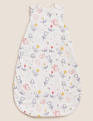 Cotton 1.5 Tog Floral Print Sleeping Bag (0-18 Mths) | M&S Collection | M&S