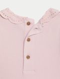 2pk Cotton Rich Frill Collar Bodysuits (6½lbs-3 Yrs)