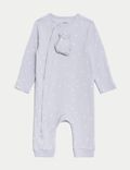 Schlafanzug aus reiner Baumwolle mit Bärenmotiv und Punktmuster (2,9 kg–3 J.)