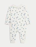 Pack de 2 pijamas para bebé florales 100% algodón (0-3&nbsp;años)