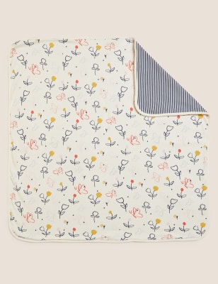 

Girls M&S Collection Pure Cotton Floral Shawl - Cream Mix, Cream Mix