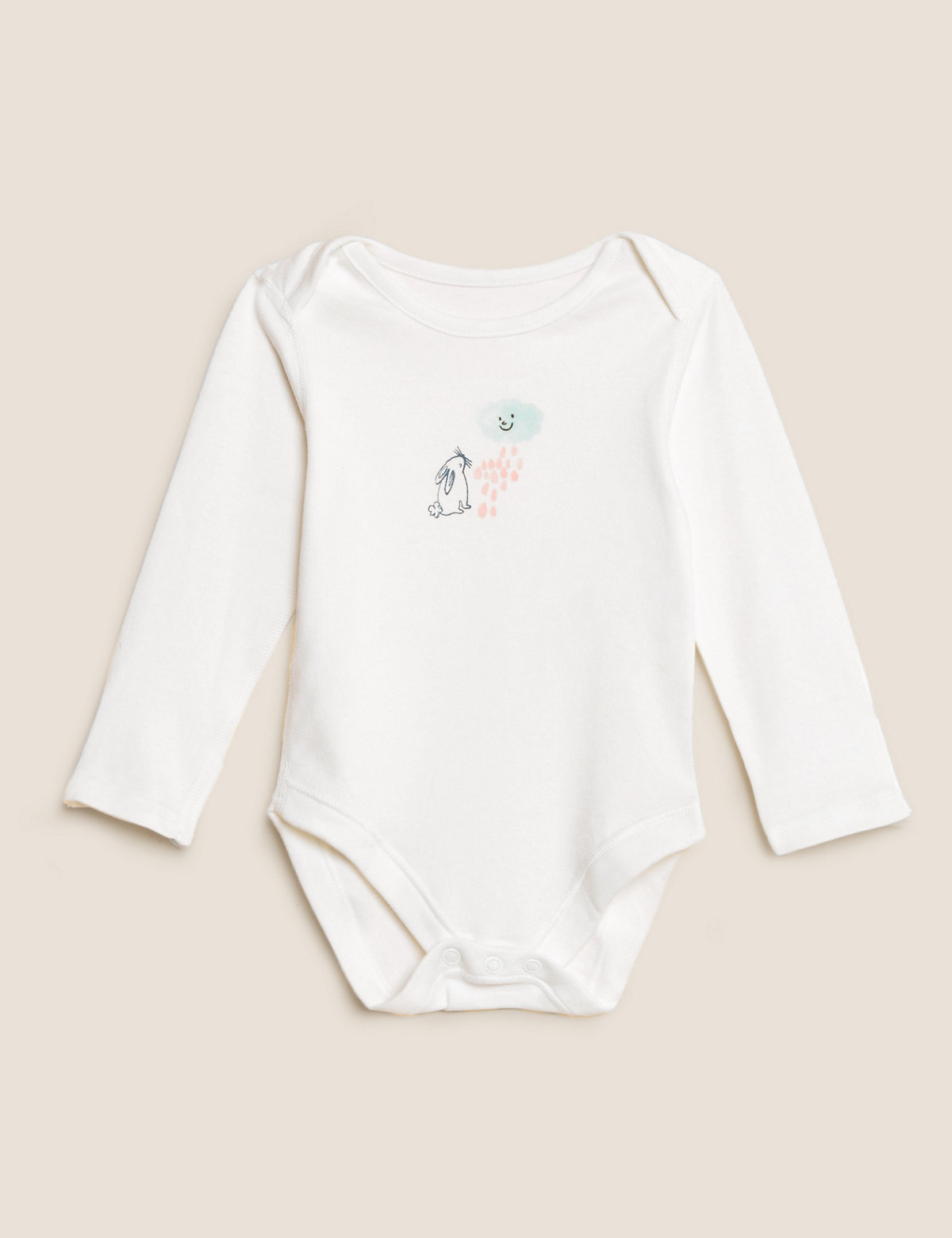 5pk Pure Cotton Patterned Bodysuits (61/2lbs - 3 Yrs)